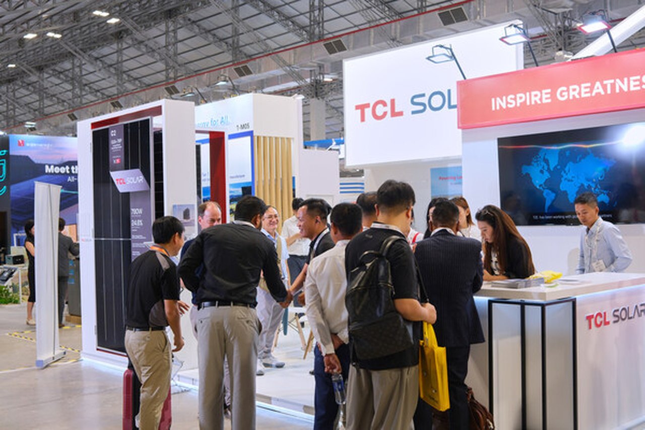 บูธ TCL Solar ในงาน Solar & Storage Live Vietnam 2026
